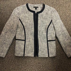 J.Crew Collarless jacket blazer, size 2P, colorblock